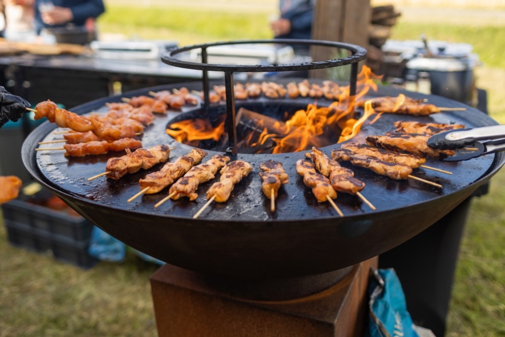 BBQ arrangement